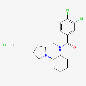 Chemical structure of U-54494A hydrochloride