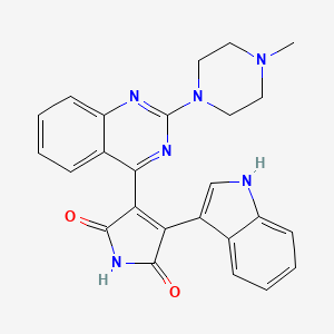 Chemical structure of Sotrastaurin
