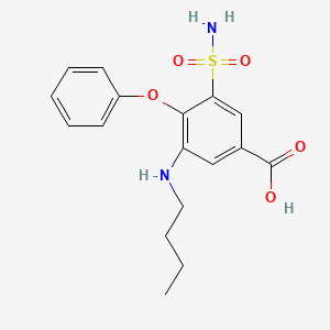 Chemical structure of Bumetanide