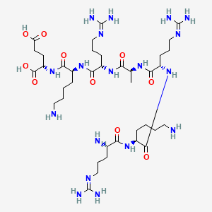 Chemical structure of cGMP Dependent Kinase Inhibitor Peptide