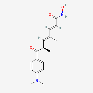 Chemical structure of Trichostatin A