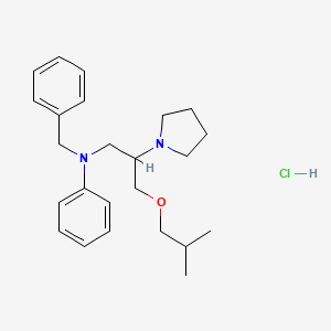 Chemical structure of Bepridil hydrochloride