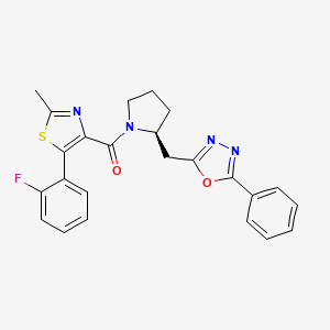 Chemical structure of SB-674042