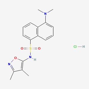 Chemical structure of BMS 182874 hydrochloride