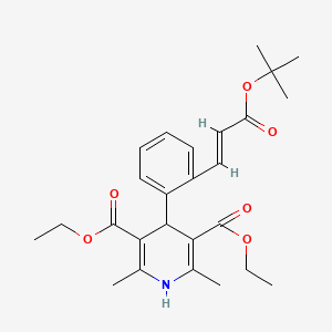 Chemical structure of Lacidipine