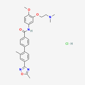 Chemical structure of SB 216641 hydrochloride