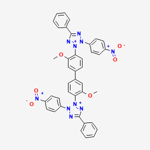 Chemical structure of Nitrotetrazolium Blue chloride