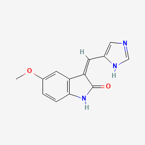 Chemical structure of SU 9516