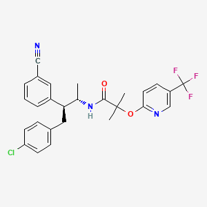 Chemical structure of Taranabant