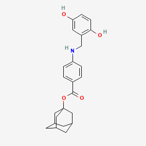 Chemical structure of Adaphostin