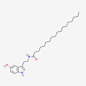 Chemical structure of Stearoyl Serotonin