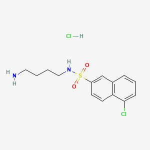 Chemical structure of W-13 hydrochloride