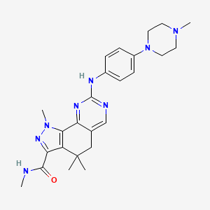 Chemical structure of PHA-848125