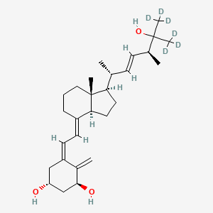 Chemical structure of 1alpha, 25-Dihydroxy VD2-D6