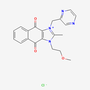 Chemical structure of YM-155 hydrochloride