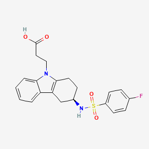 Chemical structure of BAY u3405