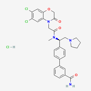 Chemical structure of GSK 1562590 hydrochloride