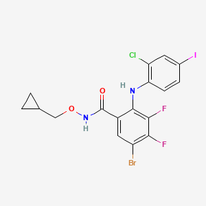 Chemical structure of PD 184161