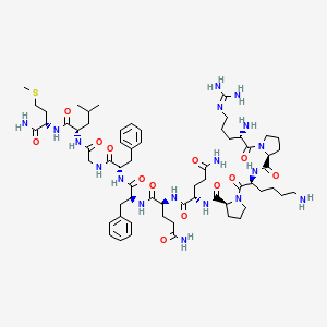 Chemical structure of Substance P