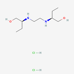 Chemical structure of Ethambutol HCl