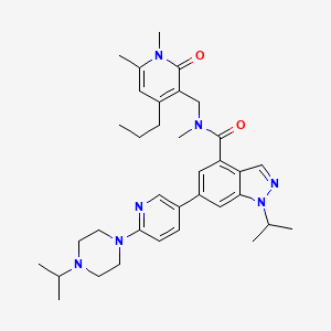 Chemical structure of UNC 2400