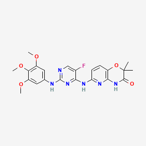 Chemical structure of Tamatinib