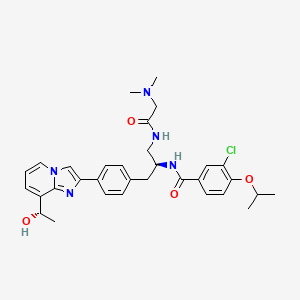 Chemical structure of GSK-923295