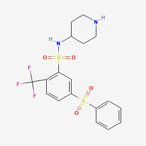 Chemical structure of WAY 316606