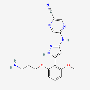 Chemical structure of LY2606368