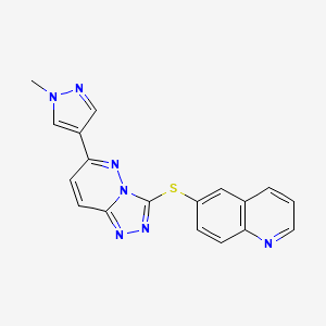 Chemical structure of SGX-523