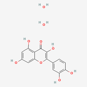 Chemical structure of Quercetin dihydrate
