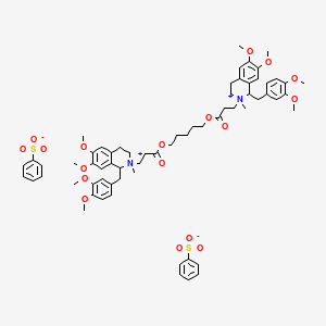 Chemical structure of Atracurium Besylate
