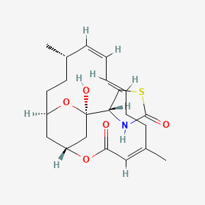 Chemical structure of Latrunculin A