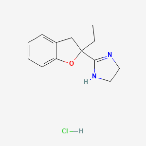 Chemical structure of Efaroxan hydrochloride