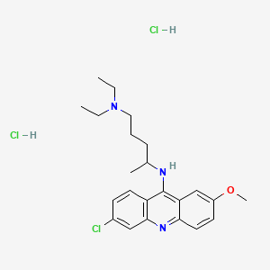 Chemical structure of Quinacrine 2HCl