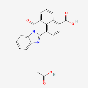 Chemical structure of STO-609 acetate