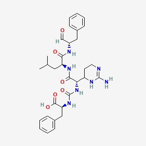Chemical structure of Chymostatin