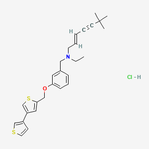 Chemical structure of NB-598 hydrochloride