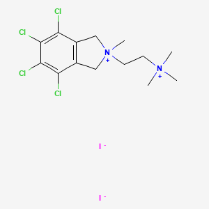 Chemical structure of Chlorisondamine diiodide