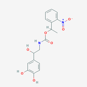 Chemical structure of NPEC-caged-noradrenalin