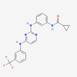 Chemical structure of Aurora Kinase Inhibitor III