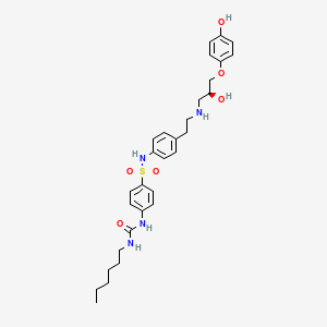 Chemical structure of L-755,507