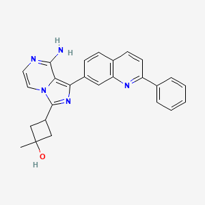 Chemical structure of Linsitinib