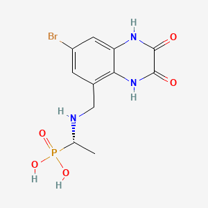 Chemical structure of CGP 78608 hydrochloride