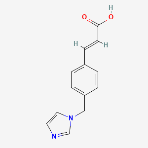 Chemical structure of Ozagrel