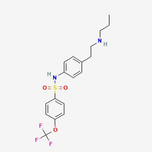 Chemical structure of PNU 177864 hydrochloride