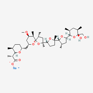 Chemical structure of Nigericin Sodium