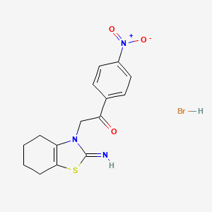 Chemical structure of p-nitro-Pifithrin-α