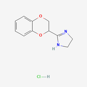 Chemical structure of Idazoxan hydrochloride