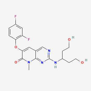 Chemical structure of Pamapimod